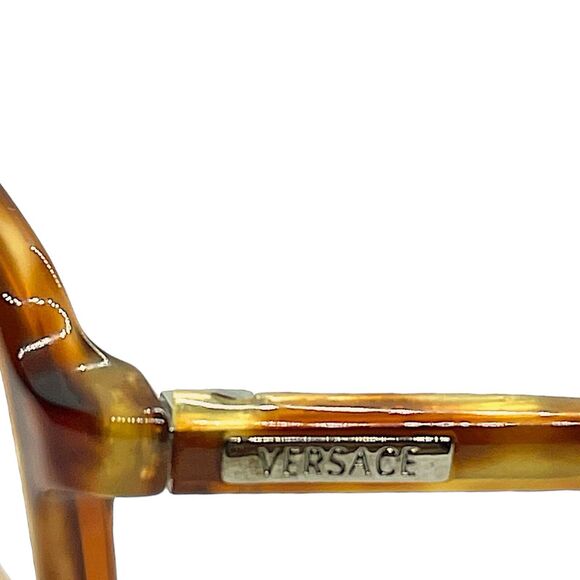 Versace Rectangular Eyeglasses Frames MOD 3009-136 Brown Tortoise 53-17-140 - Picture 9 of 11